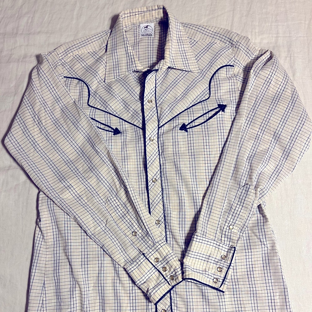 Men’s Hustler Collection Vintage Pearl Snap Shirt